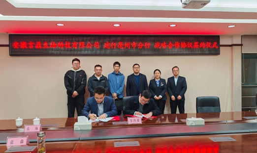 安徽K8凯发生物与中国建设银行绵阳市分行达成战术合作，共启发展新征程